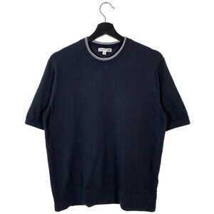 J.W.Anderson x Uniqlo Linen Blend S/S T-shirt Navy mens size small